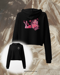 Killer beauty cropped hoodie