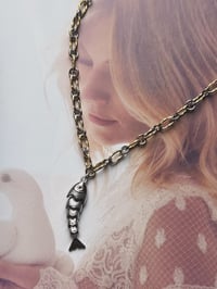 Image 1 of Underwater Love Silver halsketting