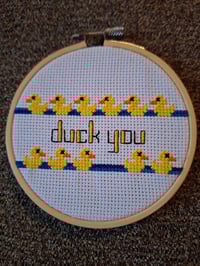 Image 5 of Ducking Duck Hoops - 'Duck Off' and 'Duck You