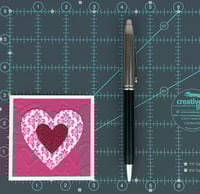 Image 3 of Mini Valentines Day Card Making Kit for Kids and Beginners to Make 24 Valentines