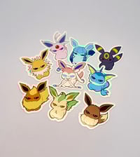 Image 2 of  Eeveeloaftion Sticker Bundle – Complete Set 