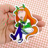 Image 1 of Injured Suzuka Meme 3" Sticker