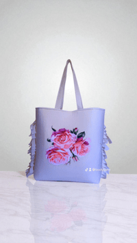 Image 3 of Yeirdesign flower totebag 