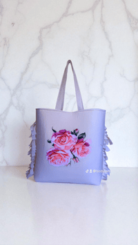 Image 4 of Yeirdesign flower totebag 