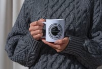 Image 1 of Death Star Inspired 15oz Coffee Mug – Galactic Coffee Lover Mug