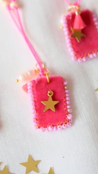 Image 3 of 🍭 Collane SOGNI ROSA 🍭 in velluto, ricamato con perline  