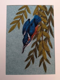 Image 2 of Needle Felt Kingfisher 