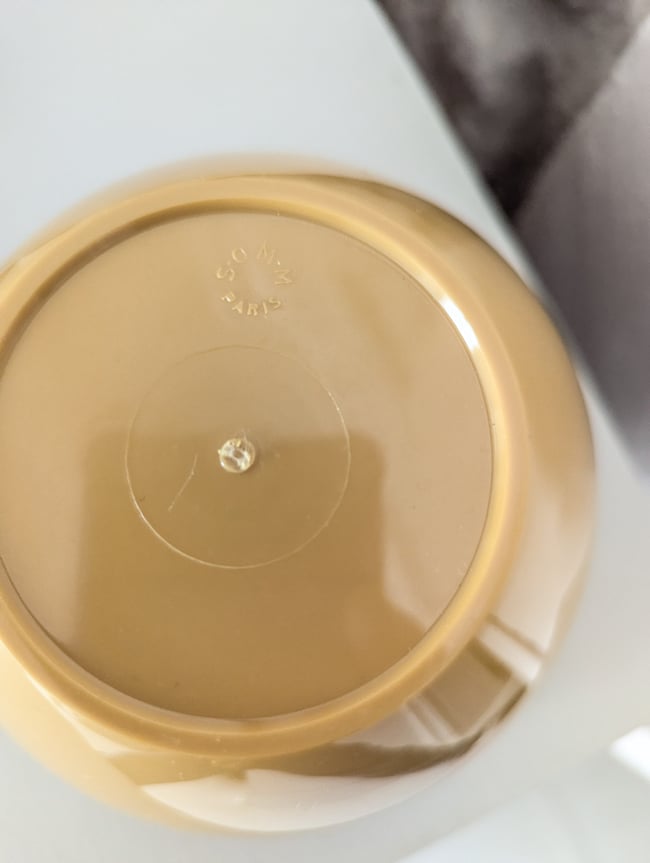 Pomme à glaçons jaune moutarde 