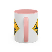 Image 9 of Mug, Japanese Cat Coffee Cup, Unique Tea Mug, 11oz, 15oz, Cute Beware of Cats Jumping Out R-36b08615
