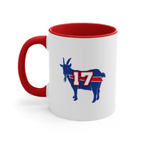 Image 3 of Buffalo Bills Football Coffee Mug - Josh Allen 17 MVP Design, 11oz Accent Mug, Gift for Foo-aa149c13