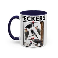 Image 5 of Funny Woodpecker Coffee Mug, Bird Lover Gift, Novelty Tea Cup, Animal Print Kitchen Decor, -5cffd672