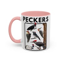 Image 8 of Funny Woodpecker Coffee Mug, Bird Lover Gift, Novelty Tea Cup, Animal Print Kitchen Decor, -5cffd672