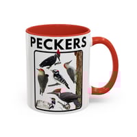 Image 10 of Funny Woodpecker Coffee Mug, Bird Lover Gift, Novelty Tea Cup, Animal Print Kitchen Decor, -5cffd672