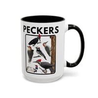 Image 13 of Funny Woodpecker Coffee Mug, Bird Lover Gift, Novelty Tea Cup, Animal Print Kitchen Decor, -5cffd672