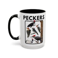 Image 14 of Funny Woodpecker Coffee Mug, Bird Lover Gift, Novelty Tea Cup, Animal Print Kitchen Decor, -5cffd672