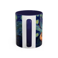Image 7 of Sleeping Orange Cat Starry Night Mug | Accent Coffee Mug