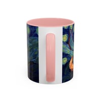 Image 10 of Sleeping Orange Cat Starry Night Mug | Accent Coffee Mug