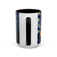 Image 16 of Sleeping Orange Cat Starry Night Mug | Accent Coffee Mug