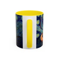 Image 25 of Sleeping Orange Cat Starry Night Mug | Accent Coffee Mug