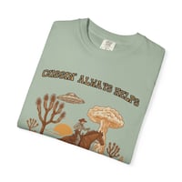 Image 12 of Cussin' Always Helps Cowboy Graphic Tee | Western UFO Desert Art-c477ae8f
