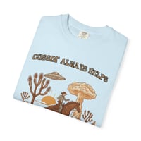 Image 15 of Cussin' Always Helps Cowboy Graphic Tee | Western UFO Desert Art-c477ae8f