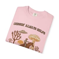 Image 18 of Cussin' Always Helps Cowboy Graphic Tee | Western UFO Desert Art-c477ae8f