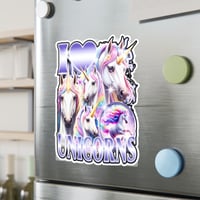 Image 12 of I Love Unicorns Sticker | Kiss-Cut Vinyl Decal-e56ce596