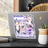 Image 13 of I Love Unicorns Sticker | Kiss-Cut Vinyl Decal-e56ce596