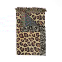 Image 6 of Leopard Print Woven Blanket - Cozy Animal Print Home Decor, Large Throw Blanket, Safari The-6f3c89cb