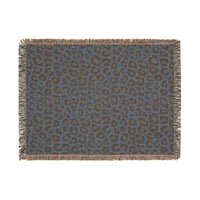 Image 8 of Leopard Print Woven Blanket - Cozy Animal Print Home Decor, Large Throw Blanket, Safari The-6f3c89cb