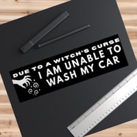 Image 3 of Whimsical Bumper Stickers with a Touch of Humor | Funny Car Decor, Gift for Witch Lovers, R-a9b04f9d