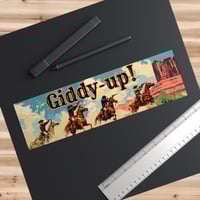 Image 3 of Southwestern Cowboy Rodeo Bumper Sticker, Western Rodeo Car Decal, Old West Horse Lovers Gi-179664b8