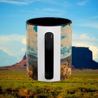 Image 4 of Southwestern Cowboy Coffee Mug, Western Old West Ceramic Cup, Rancher Southwest 