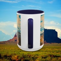 Image 19 of Southwestern Cowboy Coffee Mug, Western Old West Ceramic Cup, Rancher Southwest 