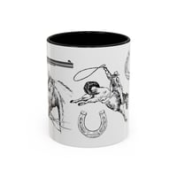 Image 1 of Cowboy Old Western Rodeo coffee mug 11oz and 15oz 