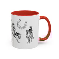 Image 11 of Cowboy Old Western Rodeo coffee mug 11oz and 15oz 