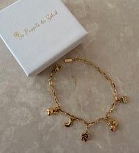 Image 2 of Charm Bracelet Stainless Steel 