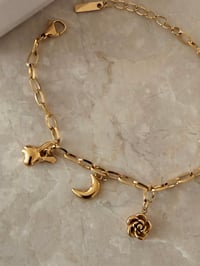 Image 3 of Charm Bracelet Stainless Steel 