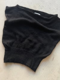 Image 2 of Luna — Baby Alpaca Suri Sleeveless Knit Top  Black 