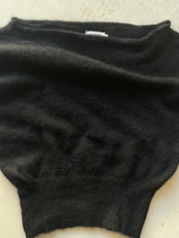 Image 4 of Luna — Baby Alpaca Suri Sleeveless Knit Top  Black 