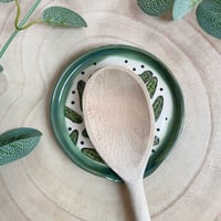 Image 2 of Handmade Ceramic Gherkins/Pickles Spoon Rest