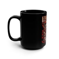 Image 4 of Krampus 15oz Black Mug — Scary Christmas Demon Holiday Coffee Cup