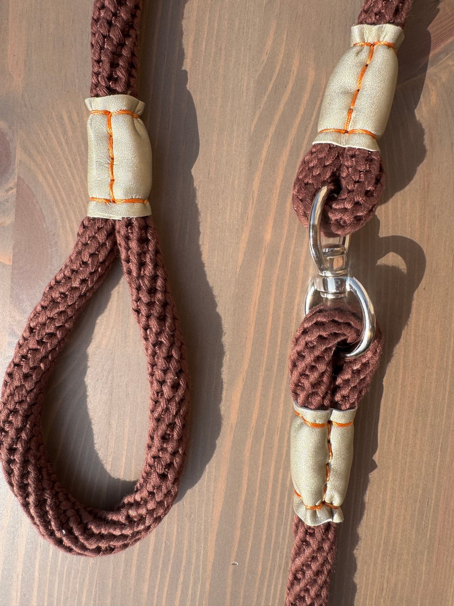 Image of Laisse lasso marron doré 2026 