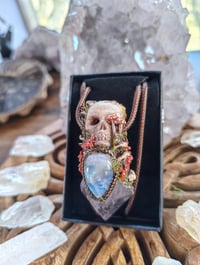 Image 4 of The last of us- skull mushroom berry pendant 