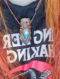 Image 5 of The last of us- skull mushroom berry pendant 