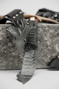 Image 1 of OSTRICH LEG LEATHER LIGHTERCASE