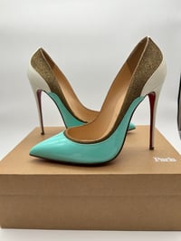 Image 1 of Christian Louboutin Patent Leather Kate Heels