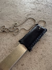 Image 3 of LEATHER CUT OUT INDUSTRIAL CHAIN