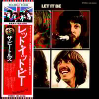 The BEATLES "Let It Be" EMI APPLE JAPAN
