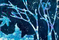 Image 3 of Gelliprinting with Seaweed on 11/07/26 at Clevedon Craft Centre  